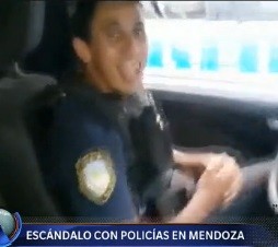 Escándalo con policías en Mendoza