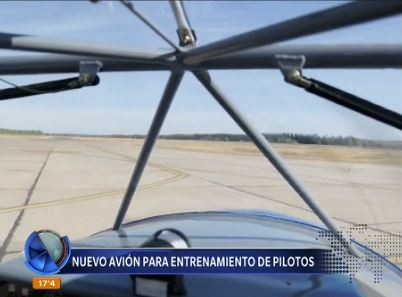 Primer avión de entrenamiento para pilotos hecho en el país