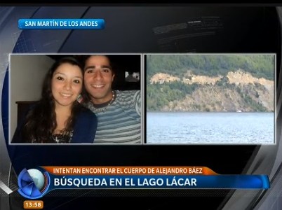 Con un robot, buscan el cuerpo del joven que se tiró con su novia al lago Lácar