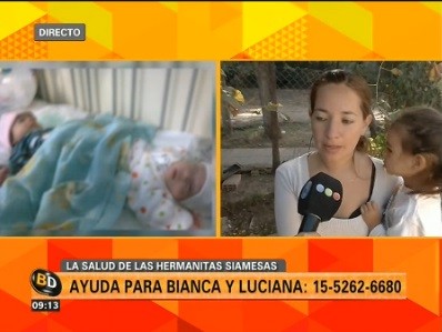 Bianca y Luciana fueron operadas en el Hospital Posadas y necesitan ayuda