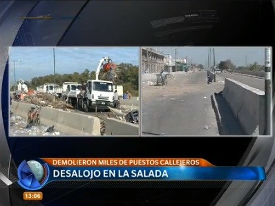 Para CAME, el desalojo en La Salada "es un paso positivo contra el comercio ilegal"