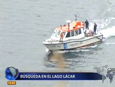 No descartan que se haya salvado el hombre que cayó con su novia al lago Lácar