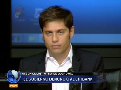 El Gobierno busca declarar nulo el acuerdo del Citibank con fondos buitre