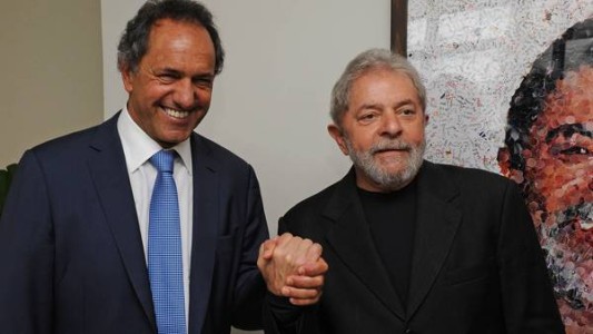 Scioli se reunió con Lula en Brasil