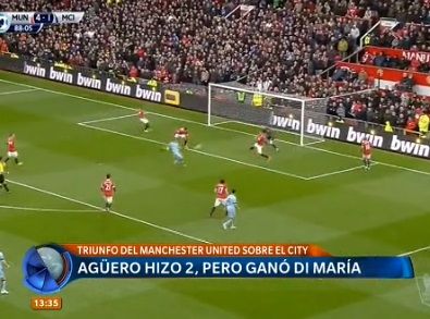 Agüero hizo dos goles pero ganó Di María