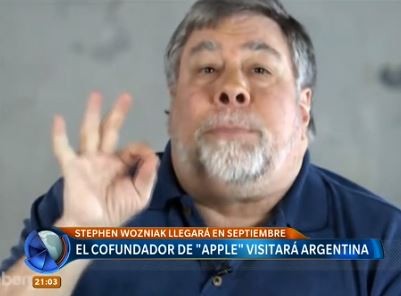 El cofundador de "Apple" visitará Argentina