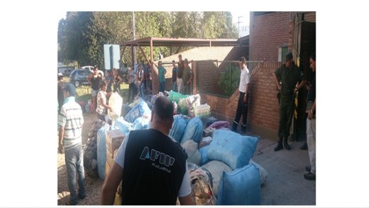 La AFIP incautó mercadería por un valor superior a los $7 millones en dos operativos en la ruta 9