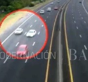 Vuelco en la autopista Buenos Aires-La Plata