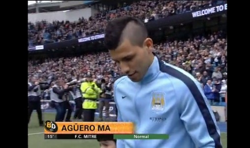 Agüero marcó un golazo para el Manchester City