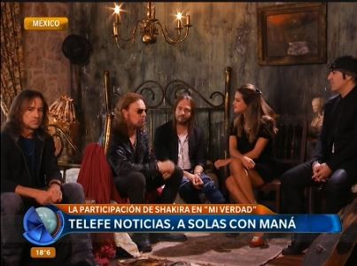 Telefe Noticias, a solas con Maná