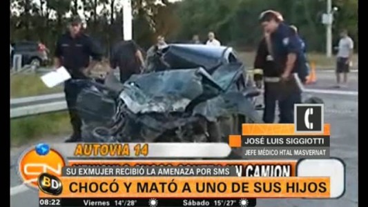 Sigue grave el nene al que su padre intentó matar en un choque