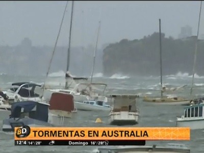 Trágica tormenta en Australia