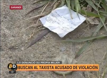 El presunto violador siguió trabajando en su taxi luego del ataque