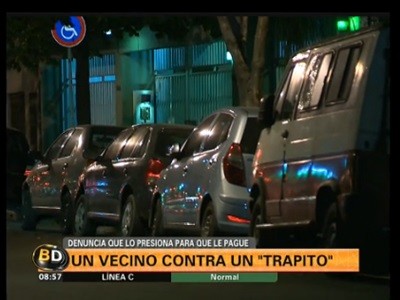 Un vecino contra un "trapito"