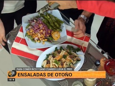 Pablito Martín prepara ensaladas de otoño