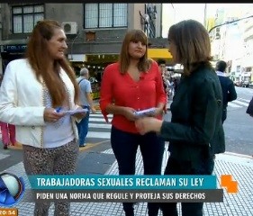 Trabajadoras sexuales reclaman su ley