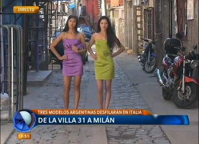 De Retiro a Milán: Dolce Gabbana eligió a tres modelos de la villa 31