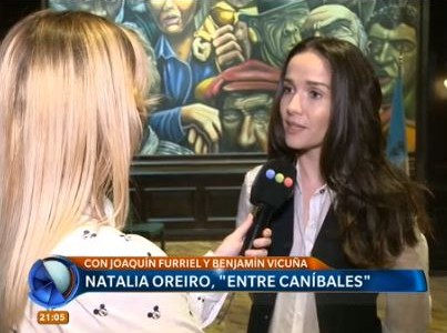 Natalia Oreiro, "Entre caníbales"
