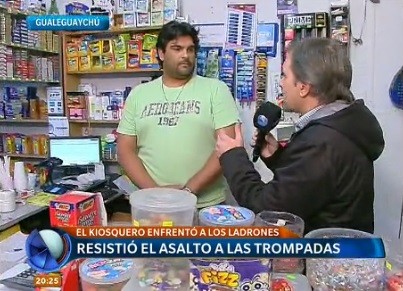 Habló el kiosquero que sacó a trompadas a los ladrones