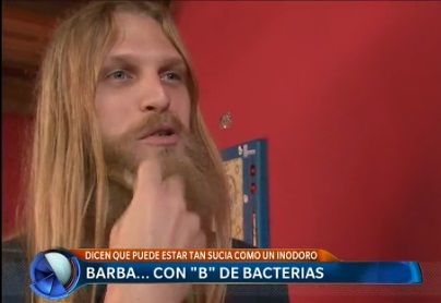 La barba, con más bacterias que un inodoro