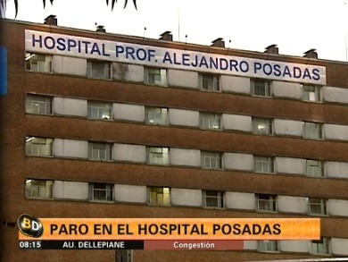 Paro de médicos en el hospital Posadas