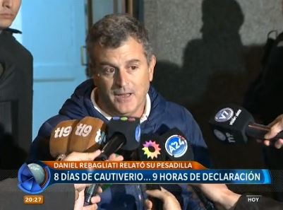 Empresario liberado: "Quiero olvidar esta pesadilla"