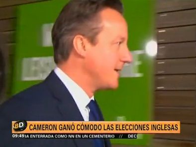 Cameron ganó cómodo las elecciones inglesas