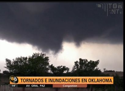Tornados e inundaciones en Oklahoma, Estados Unidos