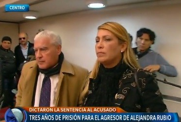 Tres años de prisión para el ex marido de Alejandra Rubio, acusado de agredirla