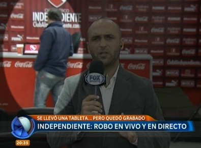 Independiente: robo en vivo y en directo
