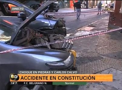 Accidente en Constitución