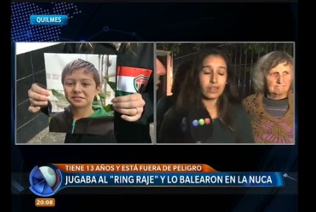 Nene baleado en la nuca: hablan vecinos y familiares