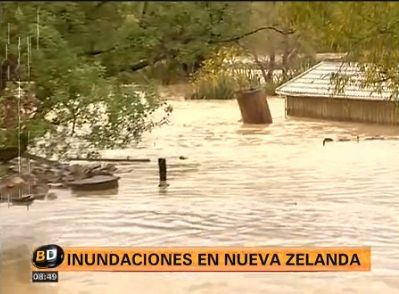 Inundaciones en Nueva Zelanda