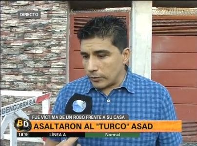 Le robaron la camioneta al "Turco" Asad y él escapó corriendo para que no entren en su casa