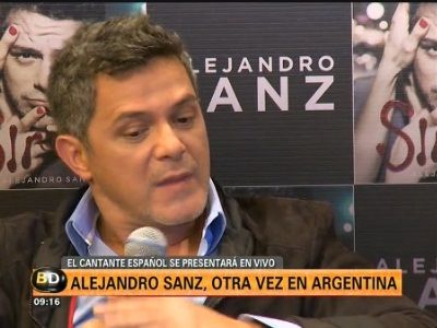 Alejandro Sanz presentó "Sirope", su nuevo disco