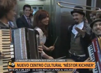 Cristina: "Estamos poniendo en marcha el centro cultural más importante de Latinoamérica"