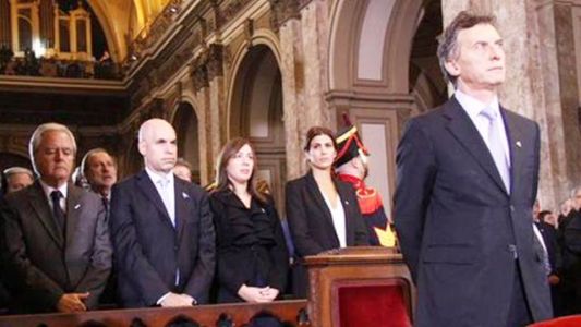 En tono de campaña, Macri se quejó por la ausencia de Cristina en la Catedral Metropolitana