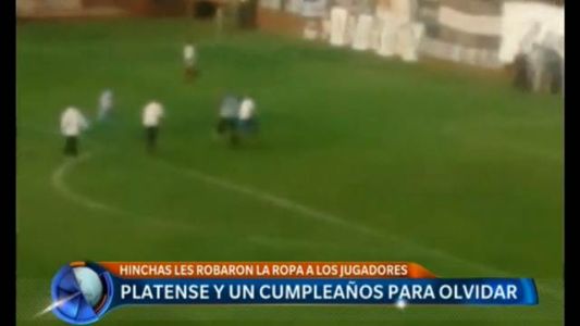 Un grupo de barras bravas arruinó el cumpleaños de Platense
