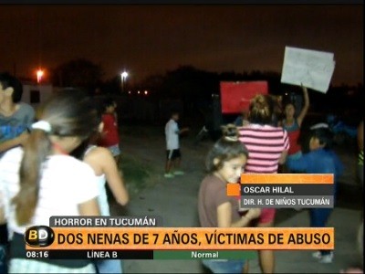 Dos nenas de 7 años internadas en Tucumán después de ser abusadas