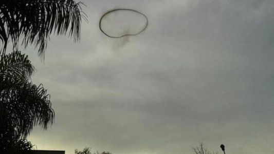 Se supo la causa del círculo negro que se vio en el cielo de Tigre