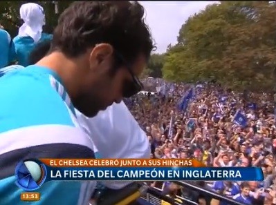 La fiesta del campeón en Inglaterra