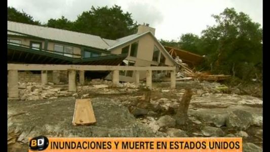 Ya son veintiuno los muertos por las inundaciones en Estados Unidos y México