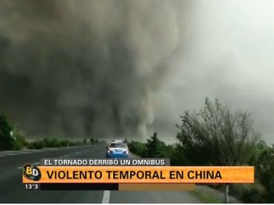 Violento temporal en el Noreste de China
