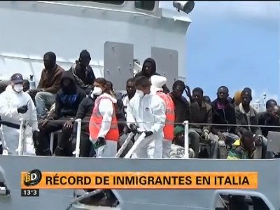 Récord de inmigrantes en Italia