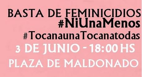 #NiUnaMenos: la marcha contra los femicidios se extiende a Chile y Uruguay
