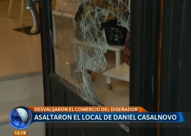 Desvalijaron el local de un diseñador en Palermo