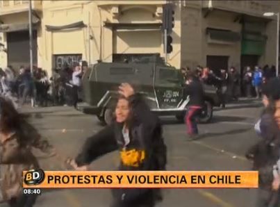 Protestas y violencia en Chile