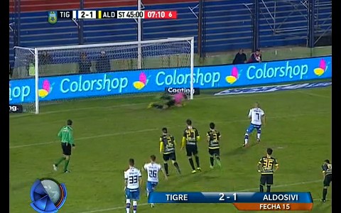 Tigre venció final a Aldosivi con un penal en tiempo de descuento