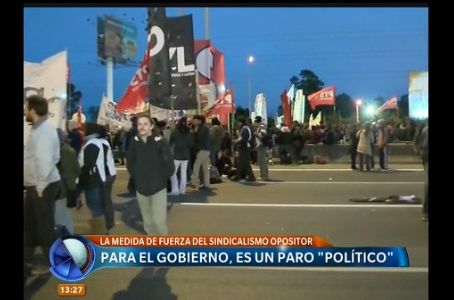 El Gobierno acusó a sindicalistas de "dictar la prisión domiciliaria de millones de argentinos" con el paro