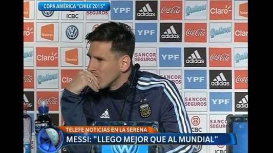 Lionel Messi: "Llego mejor que al Mundial"